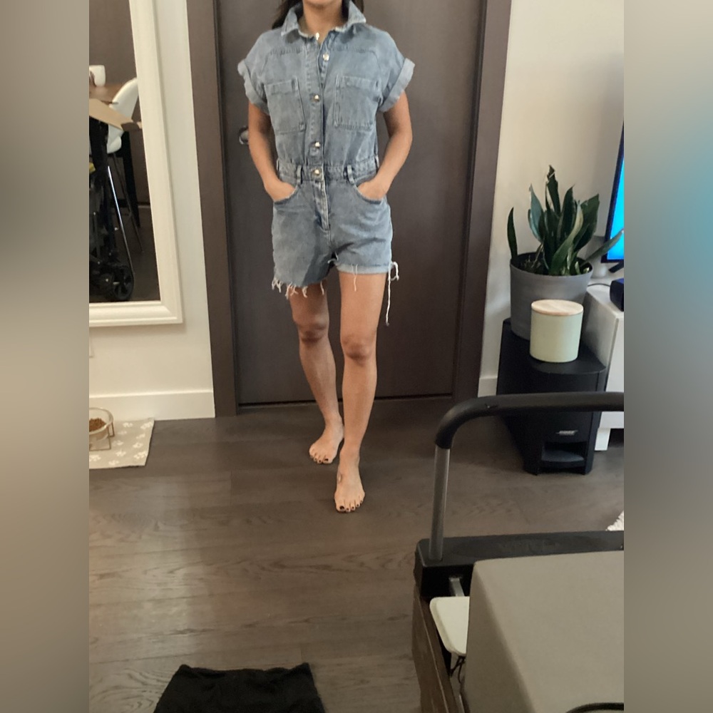 Jean onesie small